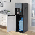 5.28 Gallon Bottom Loading Water Cooler Dispenser, 2 Temperatures Available with Hot, Cold, Practiacal Freestanding Water Dispenser for Both Home Offices Nurseries Kitchens.(Dark Gray)