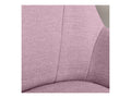 Serta Leighton Home Office Desk Chair Chrome Nailheads Twill Fabric Lilac Purple