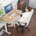 Mainstays Executive Ergonomic High Back Leather Home Office Desk Chair, Black