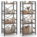 Tangkula 3-Tier Industrial Bookshelf for Home Office