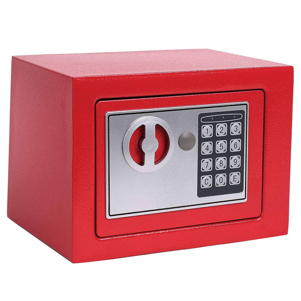 Heroecol Key and Electronic Security Safe Box Digital Deposit Box for Home Office Hotel Business Lock Box for Cash Jewelry Stora