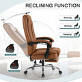 Homall Home Office Chair Adjustable Executive Leather Chair with Arms Ergonomic High Back Cushion Lumbar Back Support Computer Desk Chair, Black