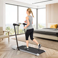 Ambifirner Portable Folding Treadmill, 3.0 HP Foldable Compact Treadmill for Home Office with 300 lb Capacity for Walking & Running