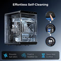 POKAIR Ice Maker, Nugget Ice Maker Portable Countertop 44 lb/Day, One - Touch Instant Ice & Self - Cleaning, Pebble Ice Machine for Home Office RV, Stainless Steel
