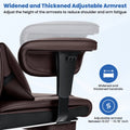 Hoffree Big and Tall Fabric Office Chair 450 lb, Executive Desk Chair with Massage Ergonomic Computer Chair with Footrest Reclining Desk Office Chair with Lumbar Support for Home Office