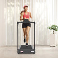 Ambifirner Portable Folding Treadmill, 3.0 HP Foldable Compact Treadmill for Home Office with 300 lb Capacity for Walking & Running