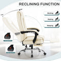 Homall Home Office Chair Adjustable Executive Leather Chair with Arms Ergonomic High Back Cushion Lumbar Back Support Computer Desk Chair, Black